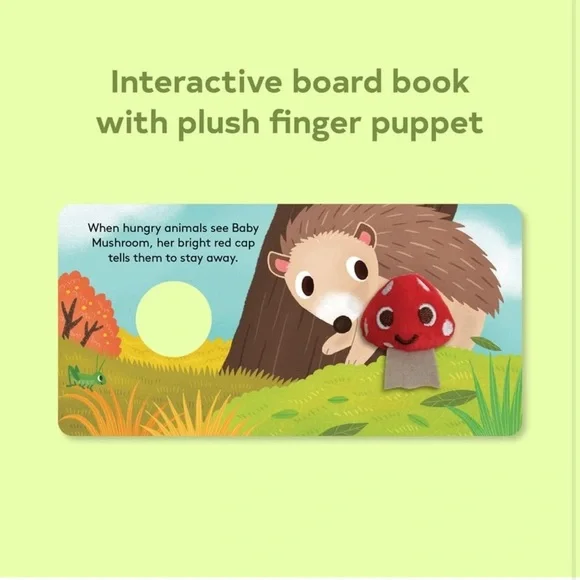 Baby Mushroom: Finger Puppet Book (Little Finger Puppet), NWOT - Picture 2 of 9